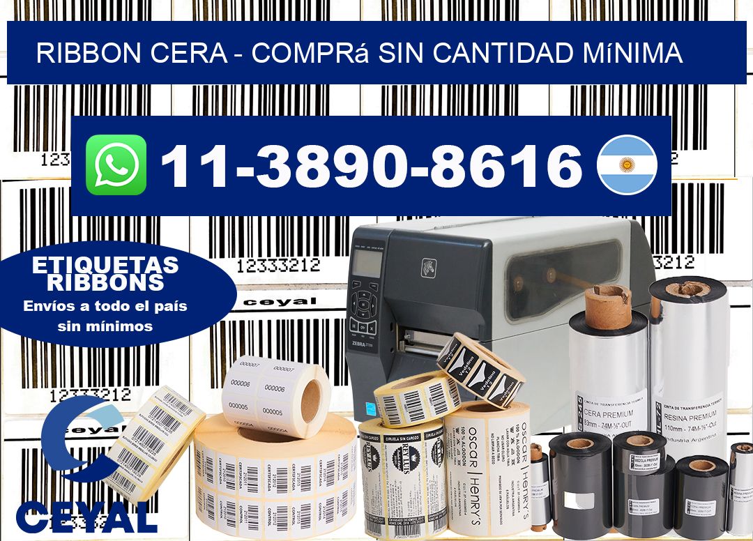 Ribbon cera - Comprá sin cantidad mínima