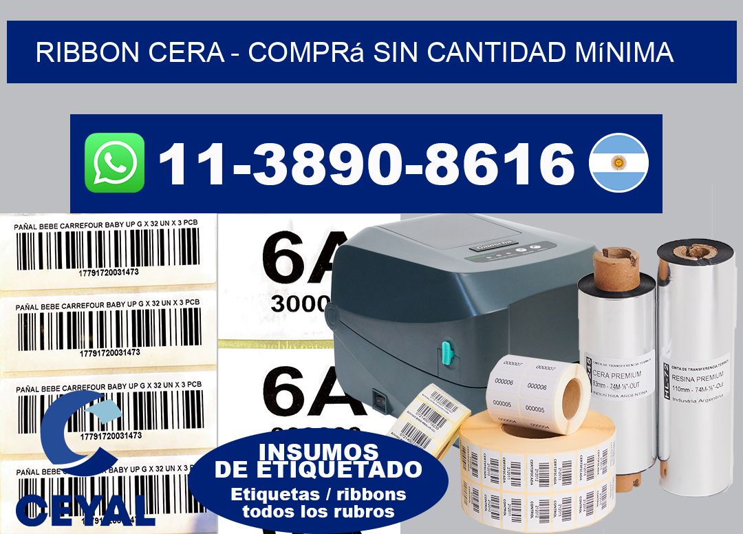 Ribbon cera – Comprá sin cantidad mínima