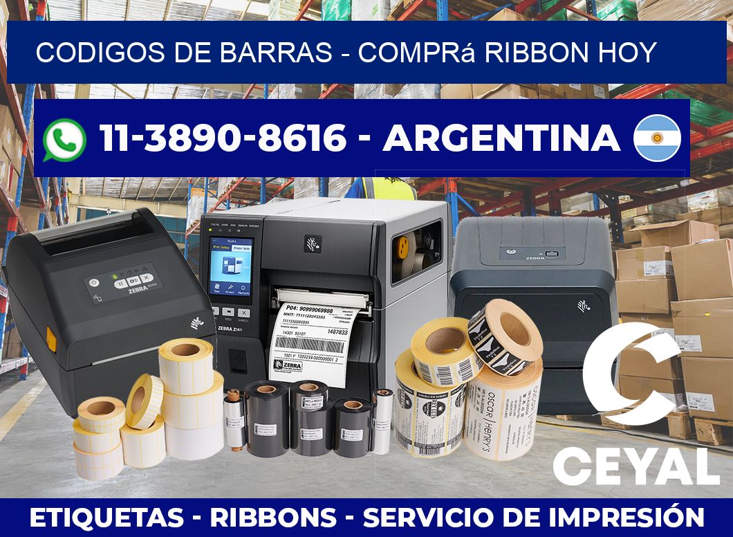 codigos de barras - Comprá ribbon hoy