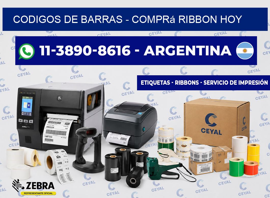 codigos de barras – Comprá ribbon hoy