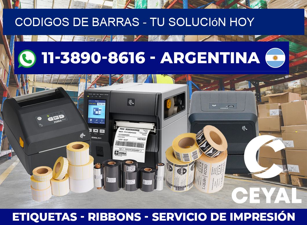 codigos de barras - Tu solución hoy