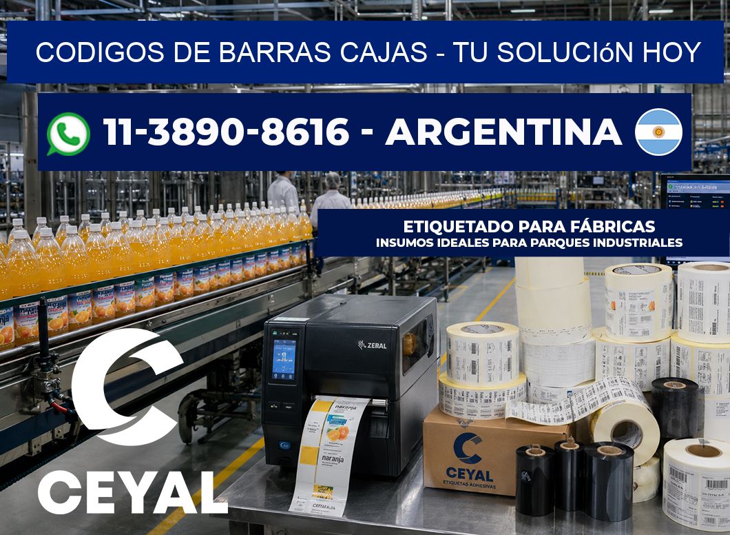 codigos de barras cajas - Tu solución hoy