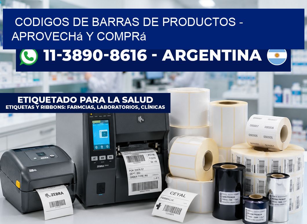 codigos de barras de productos - Aprovechá y comprá