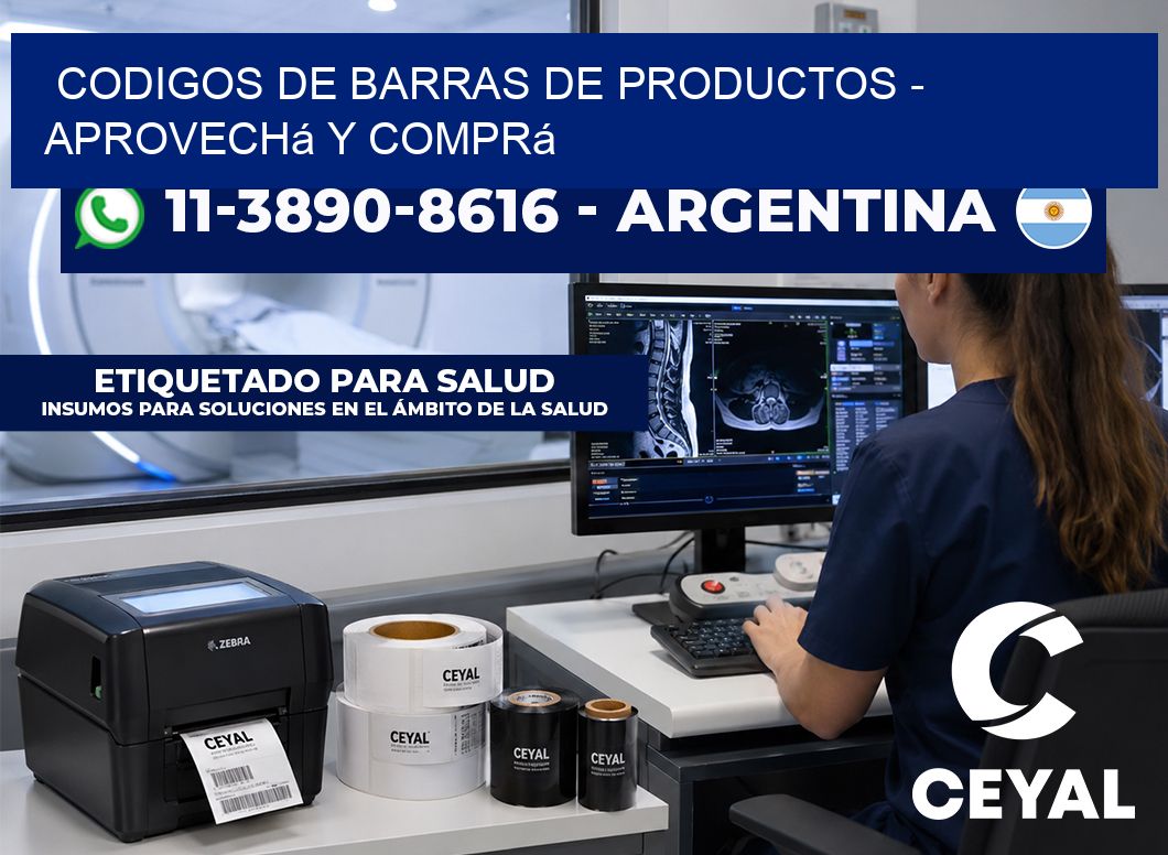 codigos de barras de productos – Aprovechá y comprá