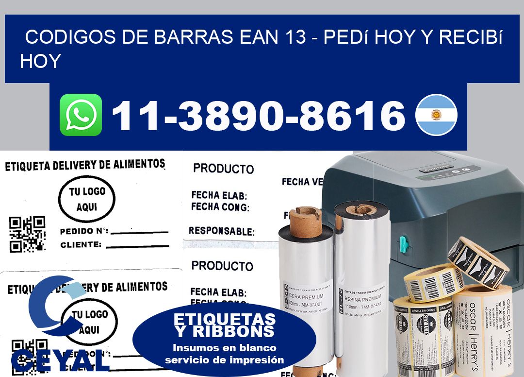 codigos de barras ean 13 - Pedí hoy y recibí hoy