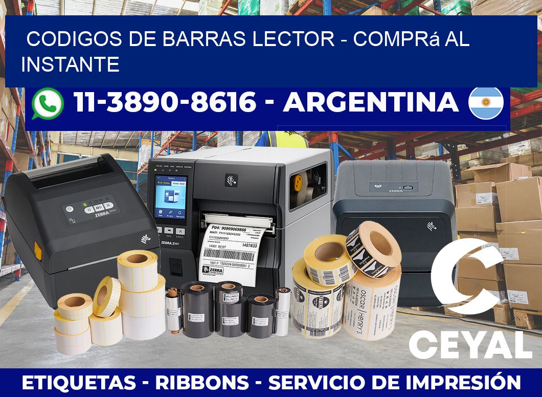 codigos de barras lector - Comprá al instante