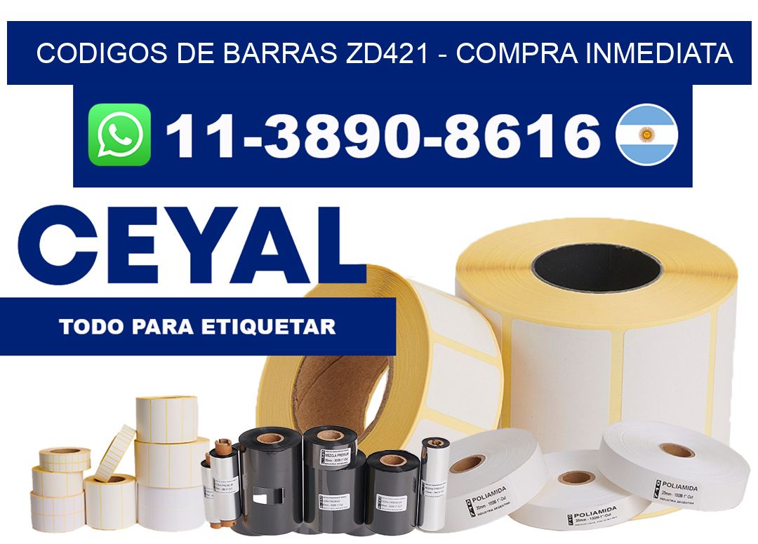 codigos de barras zd421 - Compra inmediata