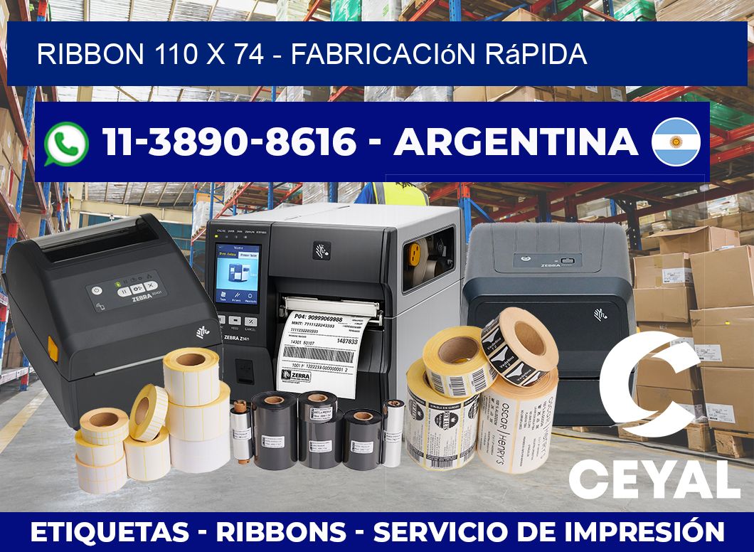 ribbon 110 x 74 – Fabricación rápida