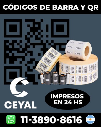 Codigos ean13 Impresos - Comprá sin cantidad mínima