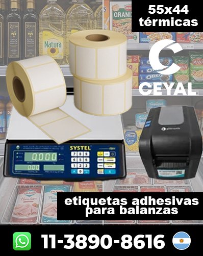 ETIQUETAS ROLLO BALANZA – Comprá etiquetas hoy