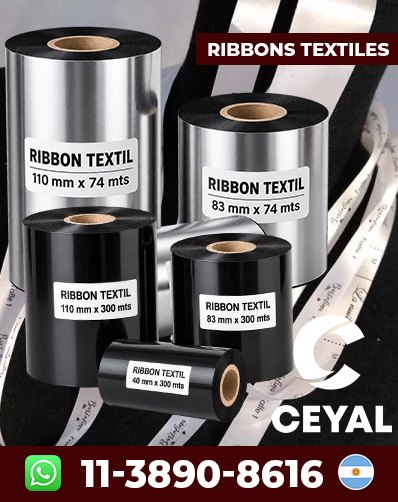 ETIQUETAS TERMICAS EN ROLLO CON RIBBON - Pedí tus insumos