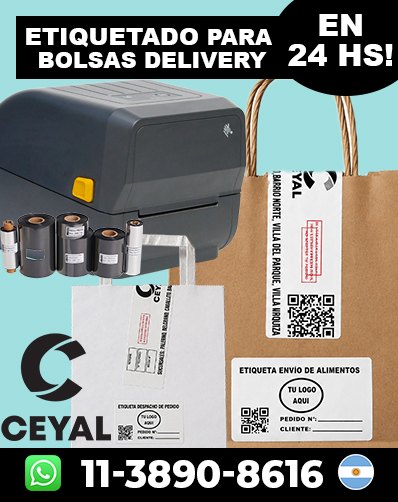 Etiquetas para Venta Mayorista de Prendas argentina