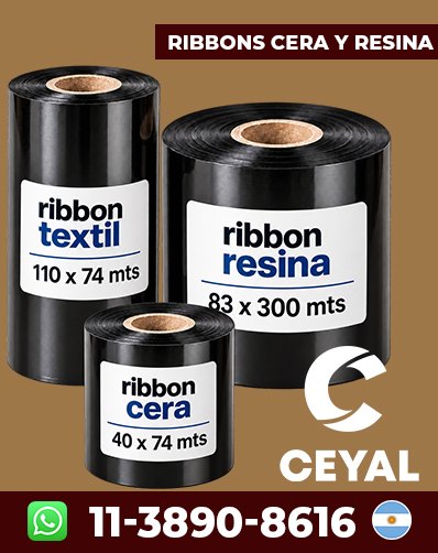 RIBBON CERA X 74 Y 300 MTS - Armalo hoy