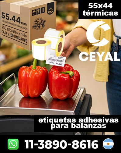 ROLLOS TÉRMICOS PARA BALANZAS – Comprá directo de fábrica