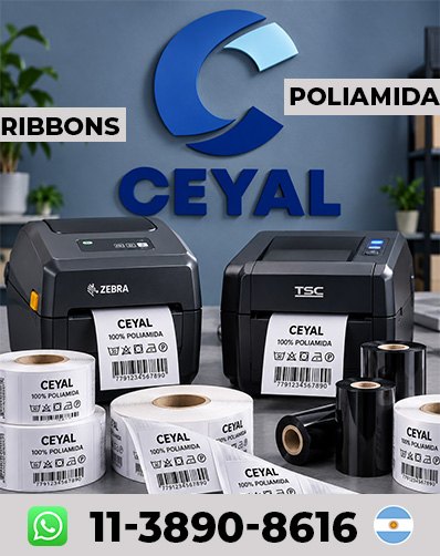 etiquetas termica ribbon - Comprá con facilidad